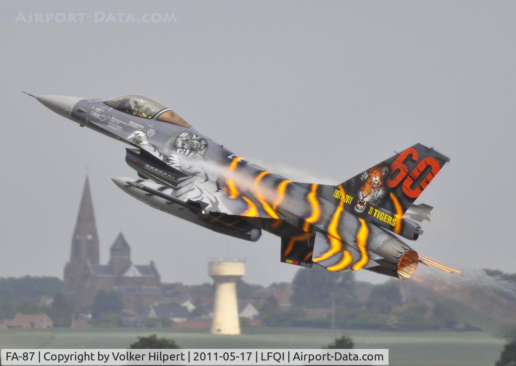 FA-87, SABCA F-16AM Fighting Falcon C/N 6H-87, Tiger Meet 2011