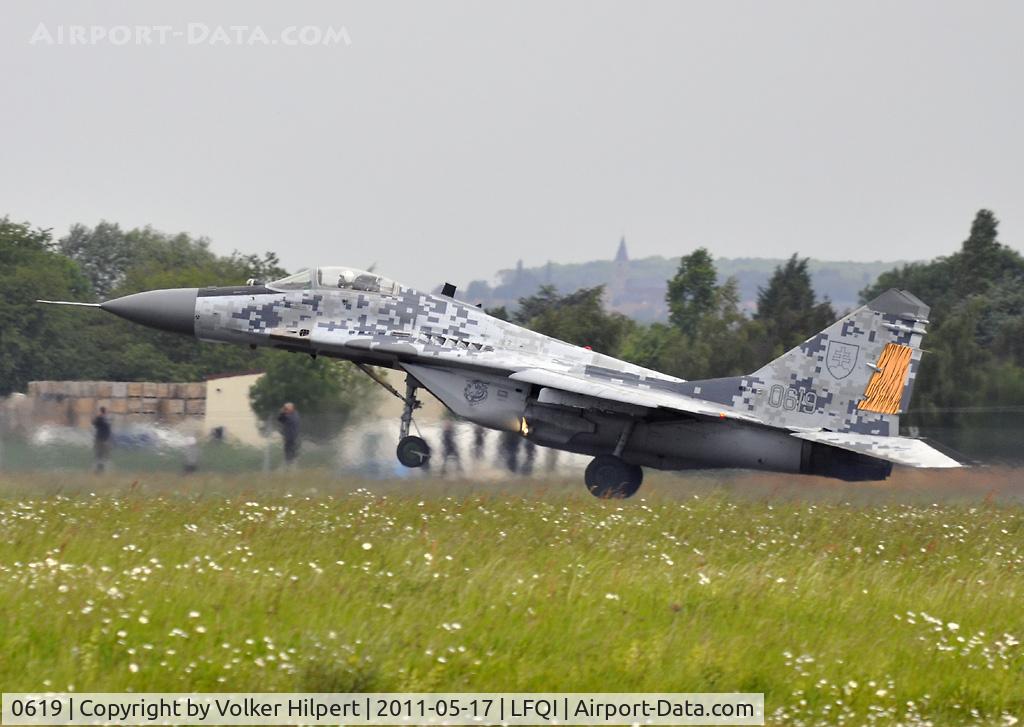 0619, Mikoyan-Gurevich MiG-29AS C/N 2960535406/4713, Tiger Meet 2011