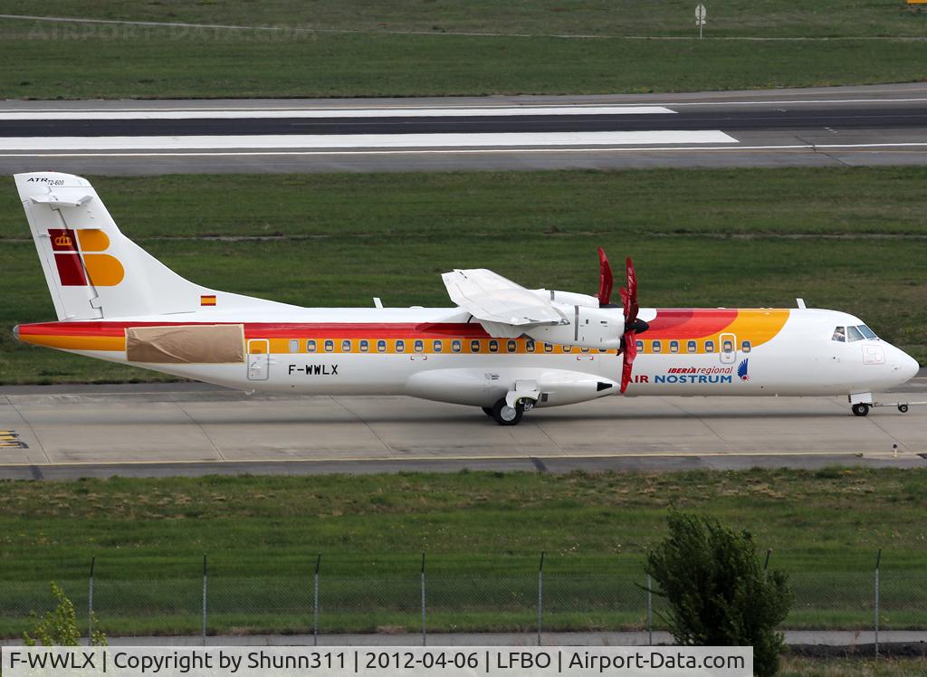 F-WWLX, 2012 ATR 72-600 C/N 999, C/n 999 - Additional '1000' patch but hide by a paper...