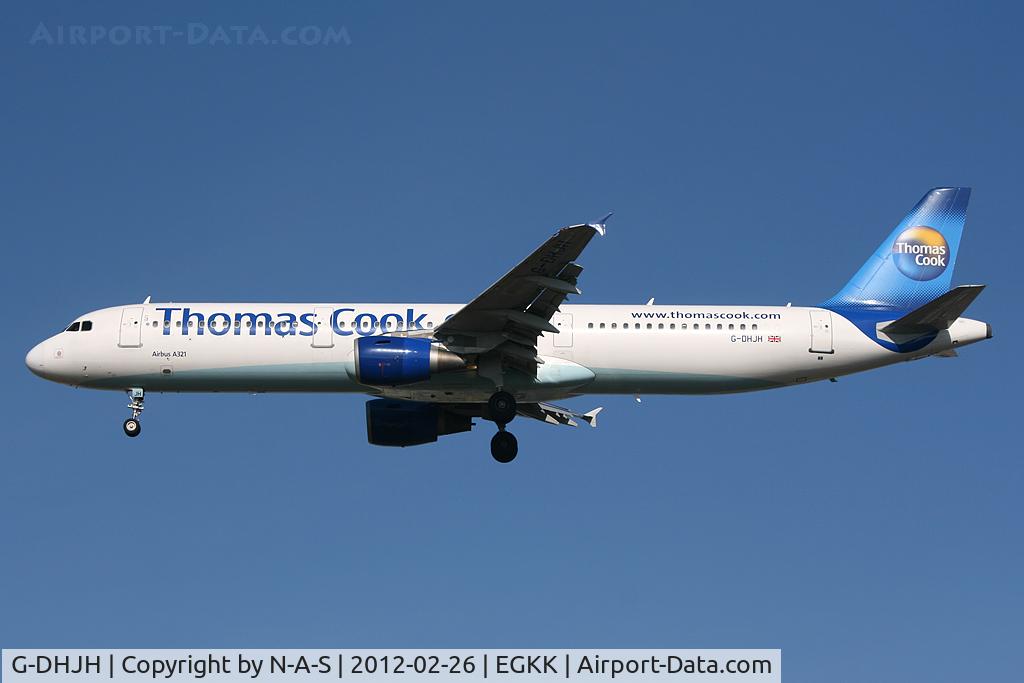 G-DHJH, 2000 Airbus A321-211 C/N 1238, Short final