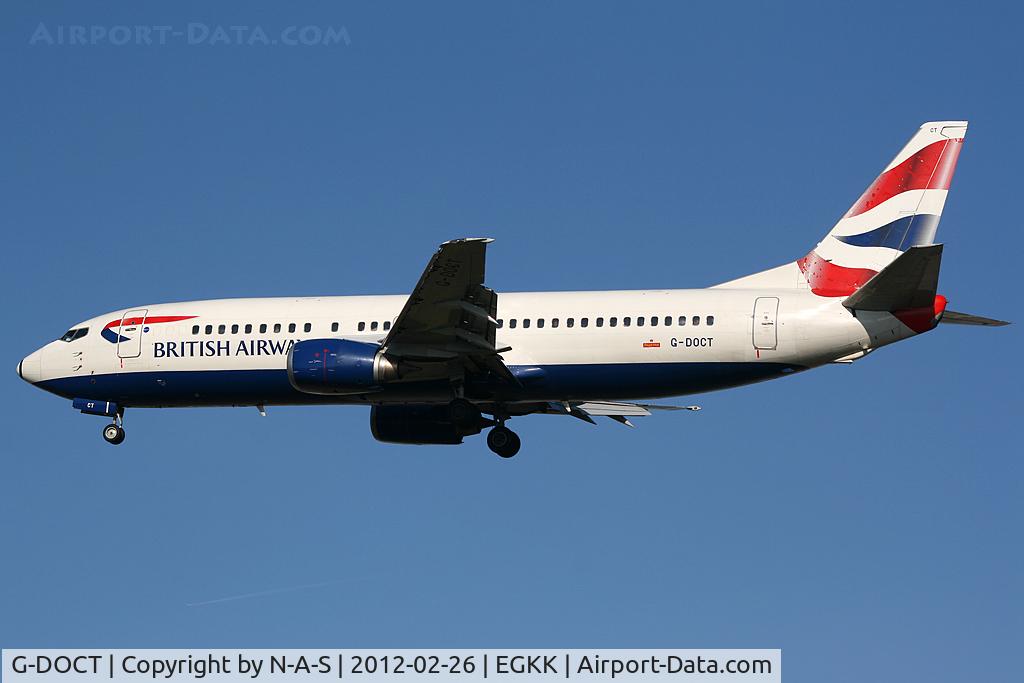 G-DOCT, 1992 Boeing 737-436 C/N 25853, Short final