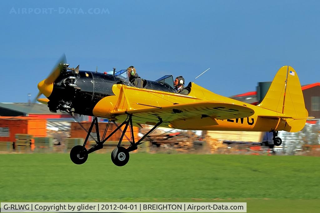 G-RLWG, 1942 Ryan PT-22 Recruit (ST3KR) C/N 1716, P2 preoccupied by the look of it!!!
