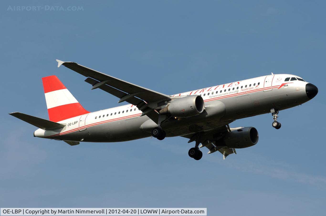 OE-LBP, 1998 Airbus A320-214 C/N 797, Austrian Airlines