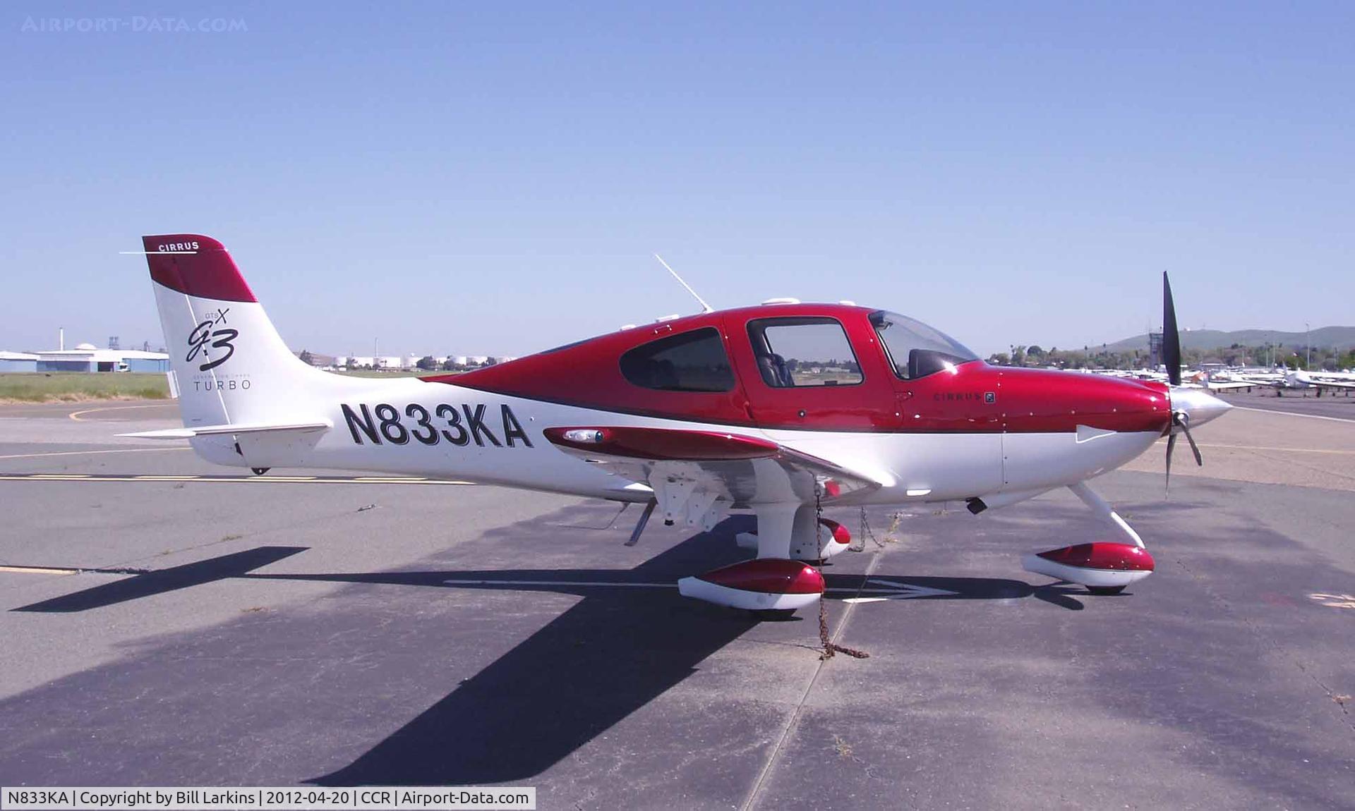 N833KA, 2007 Cirrus SR22 G3 GTS Turbo C/N 2668, Visitor
