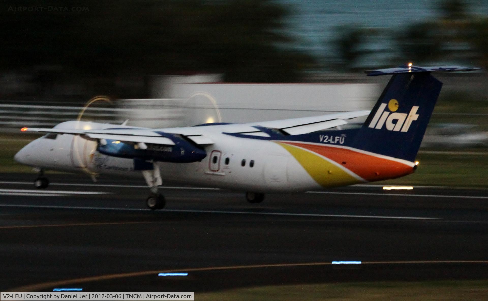 V2-LFU, 1990 De Havilland Canada DHC-8-311 Dash 8 C/N 250, V2-LFU