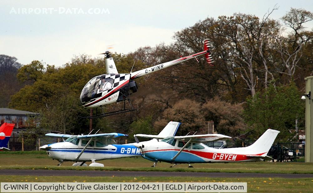G-WINR, 1991 Robinson R22 Beta C/N 1709, Ex: G-BTHG > EI-CFE > G-BTHG > EI-CFE > G-WINR - 
Originally owned to, Skyline Helicopters Ltd in March 1991 as G-BTHG
Currently with, Heli Air Ltd since March 2010 as G-WINR