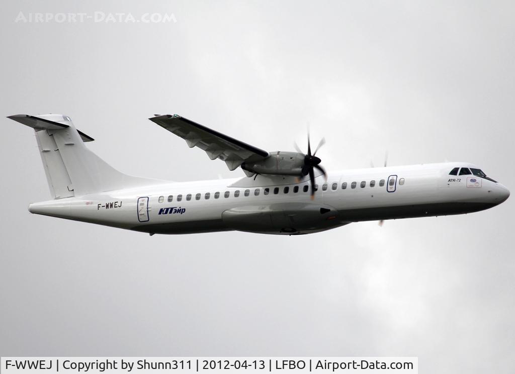 F-WWEJ, 2012 ATR 72-500 C/N 1000, C/n 1000 - For UT Air as UR-UTI... no titles...