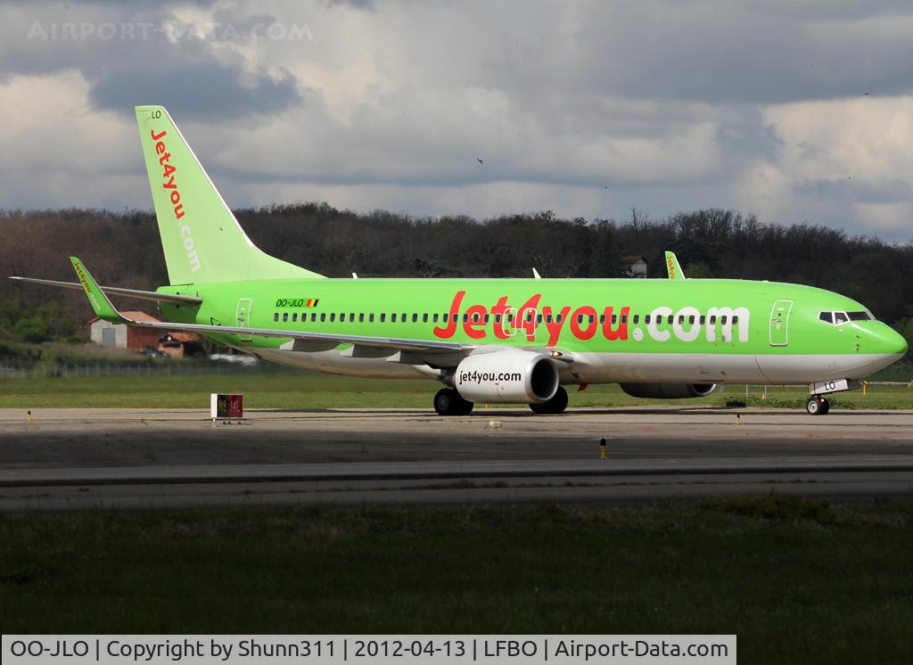 OO-JLO, 2007 Boeing 737-8K5 C/N 34692, Taxiing to the Terminal... still in Jet4You c/s