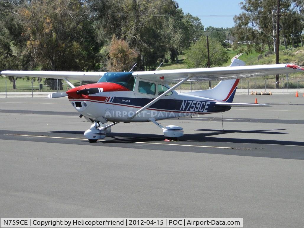 N759CE, 1977 Cessna 182Q Skylane C/N 18265880, Parked in transient parking