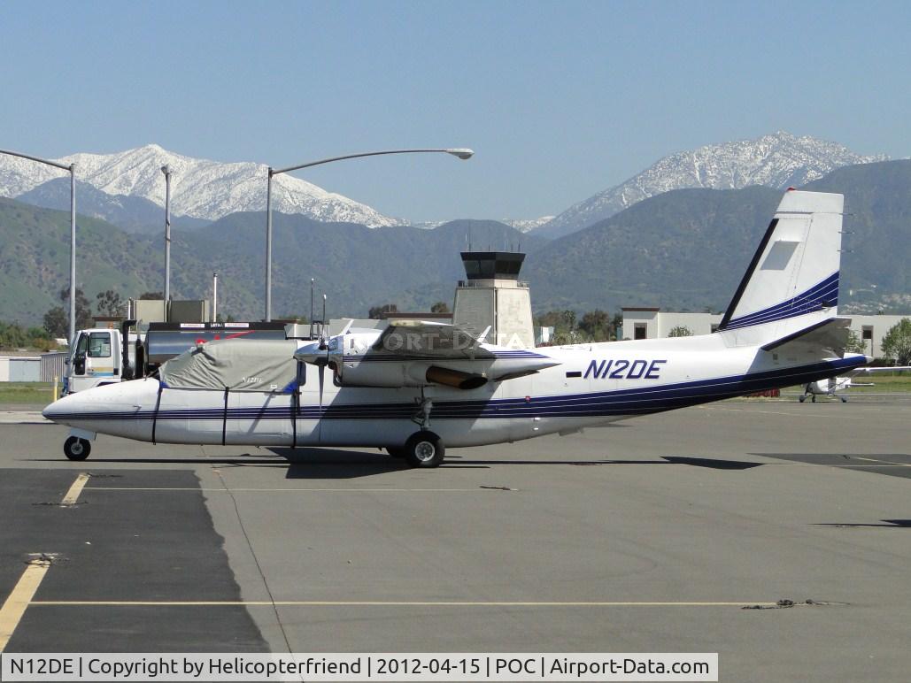 N12DE, 1978 Rockwell International 690B C/N 11501, Parked and covered up in transient parking