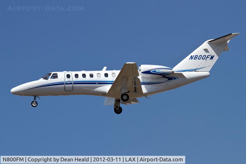 N800FM, 2009 Cessna 525B C/N 525B0305, GC Air LLC 2009 Cessna 525B CitationJet 3 N800FM on short final to RWY 25.