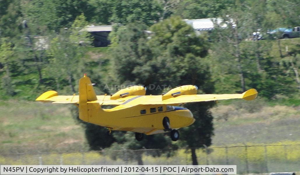N45PV, 1944 Grumman G-44 Widgeon C/N 1380, Slowing lifting off