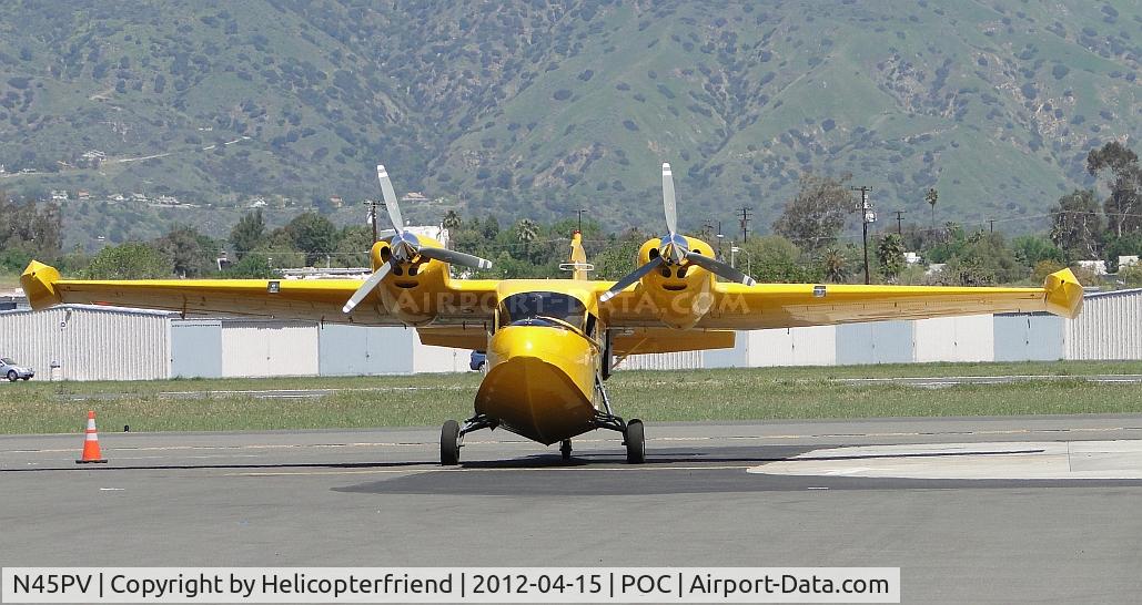 N45PV, 1944 Grumman G-44 Widgeon C/N 1380, After fly bys and touch and go's, parked for display