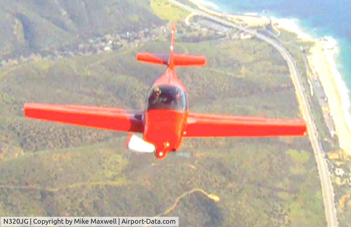N320JG, 1990 Lancair 235 C/N 133, Over Malibu