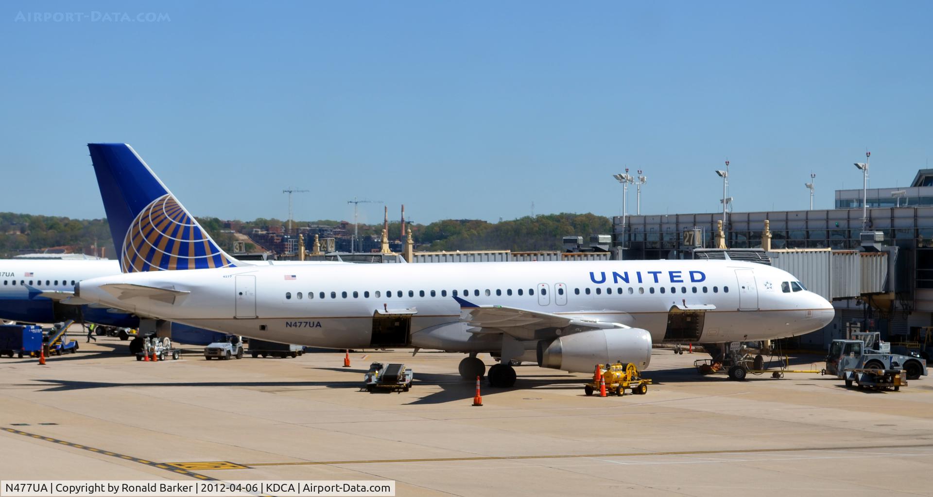 N477UA, 2001 Airbus A320-232 C/N 1514, DCA, VA