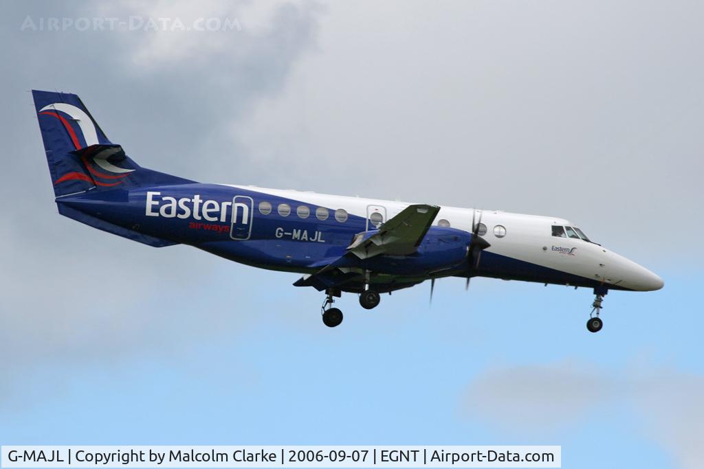 G-MAJL, 1996 British Aerospace Jetstream 41 C/N 41087, British Aerospace Jetstream 41, Newcastle Airport, September 2006.