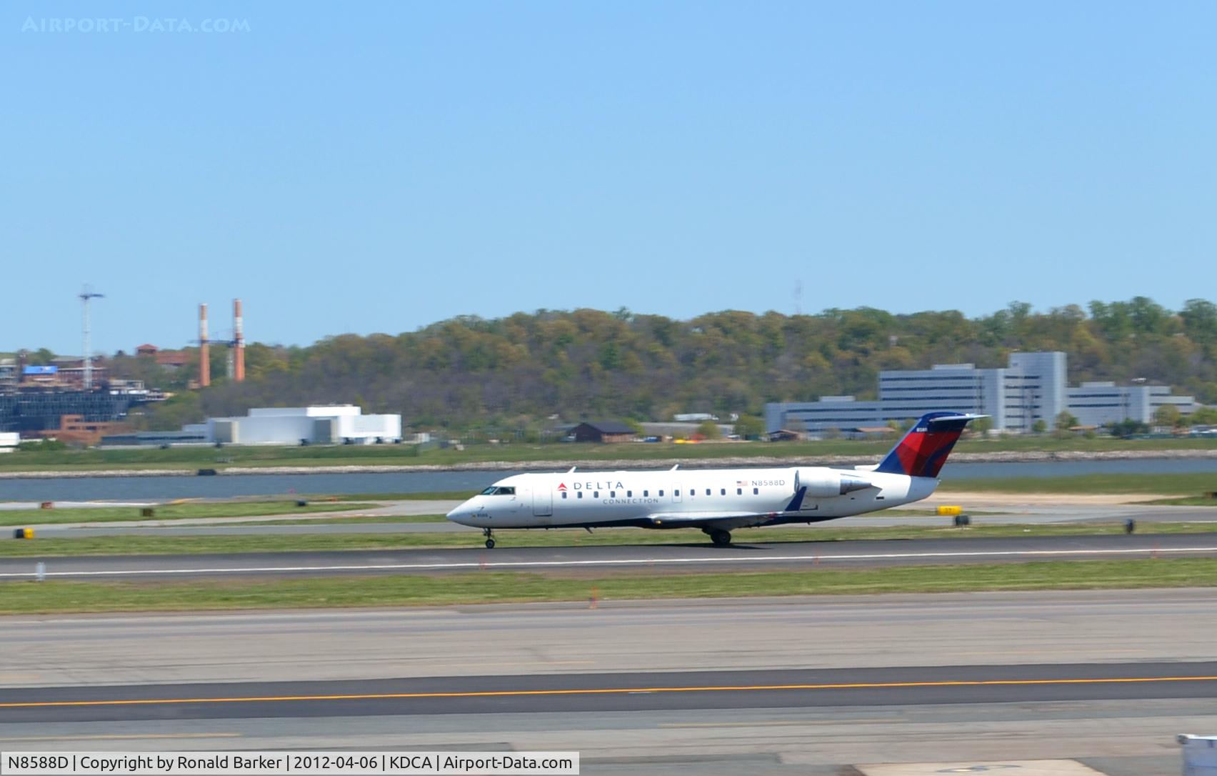 N8588D, 2001 Bombardier CRJ-200LR (CL-600-2B19) C/N 7588, DCA, VA