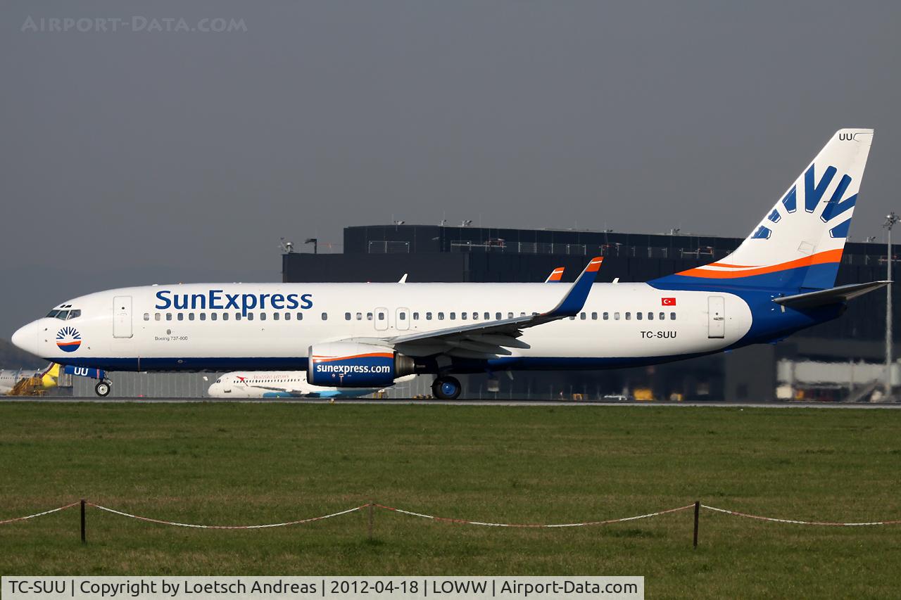 TC-SUU, 2001 Boeing 737-86Q C/N 30274, Vienna to Istanbul-Sabiha Gökçen (SAW)