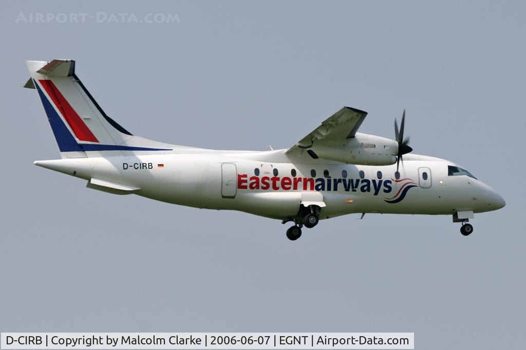 D-CIRB, 1994 Dornier 328-110 C/N 3017, Dornier 328-110 on finals to runway 07, Newcastle Airport, June 2006.