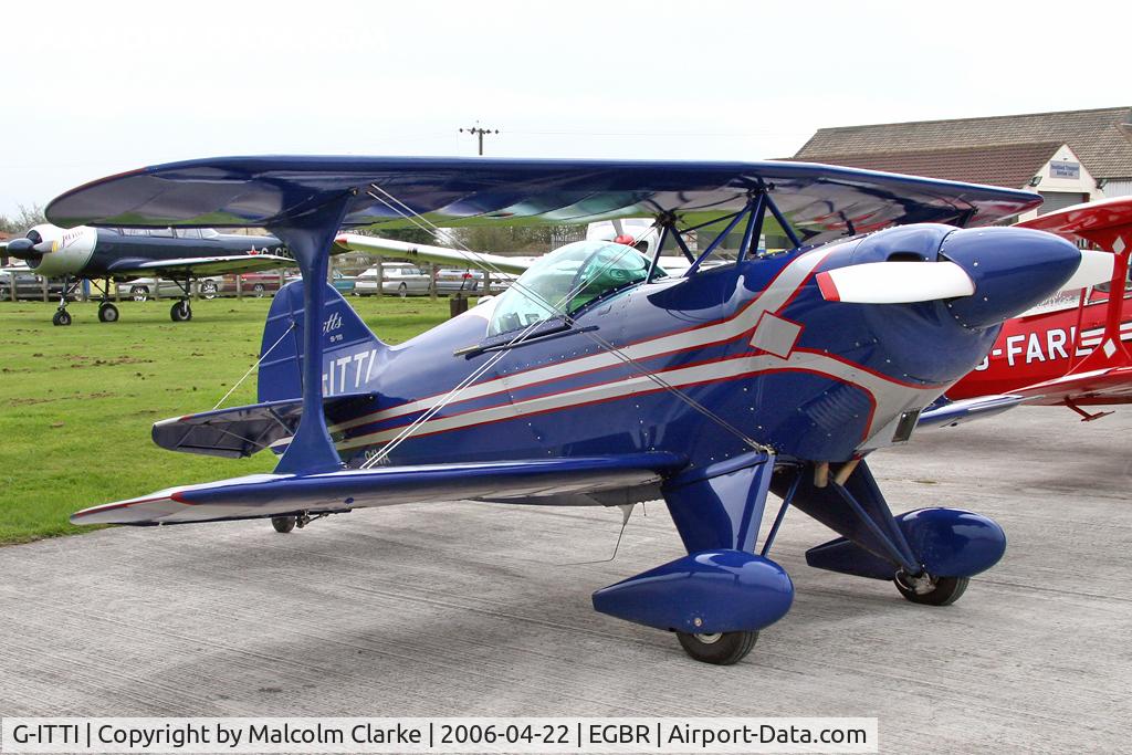G-ITTI, 1991 Pitts S-1S Special C/N 7-0115, Pitts S-1S Special, Breighton Airfield, April 2006.