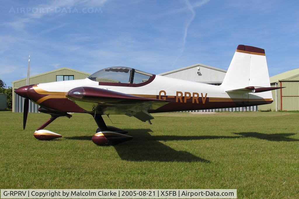 G-RPRV, 2003 Vans RV-9A C/N PFA 320-13936, Vans RV-9A, Fishburn Airfield, August 2005.