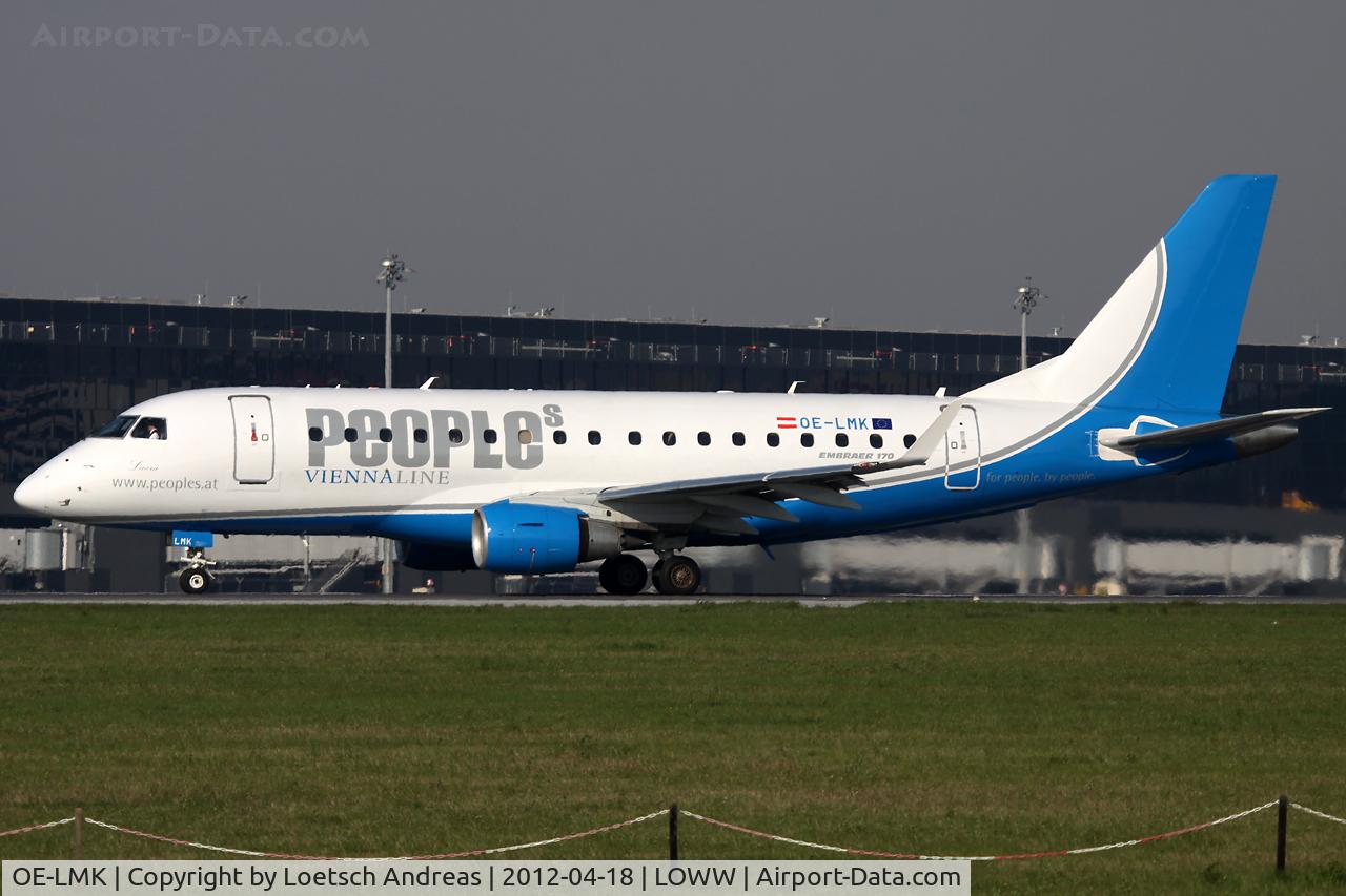 OE-LMK, 2006 Embraer 170LR (ERJ-170-100LR) C/N 17000150, PE101 Vienna to Altenrhein