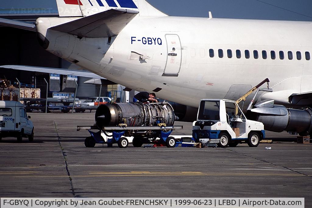 F-GBYQ, 1987 Boeing 737-228 C/N 23793, un peu de travail pour les mécanos AF