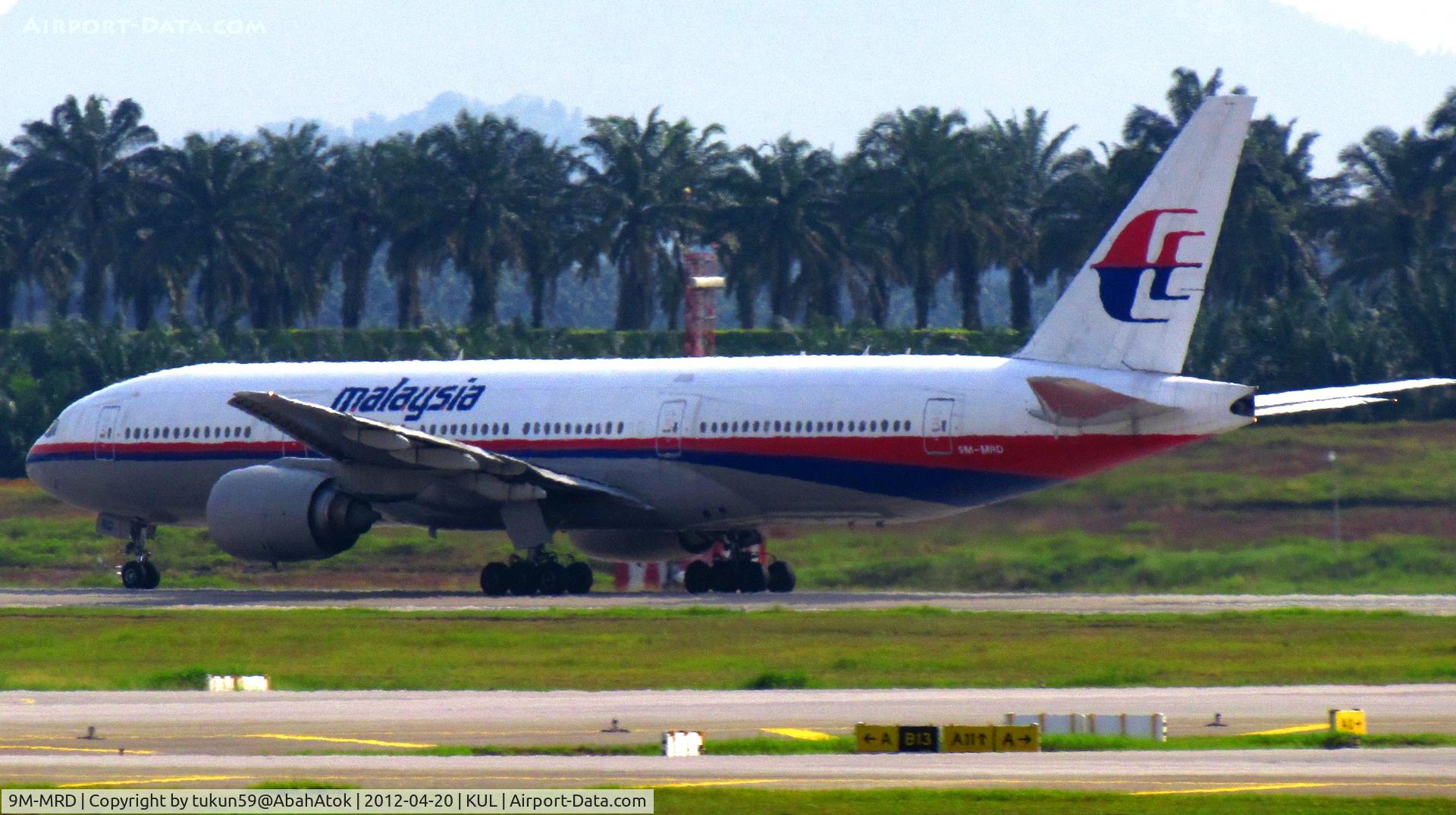 9M-MRD, 1997 Boeing 777-2H6/ER C/N 28411, Malaysia Airlines