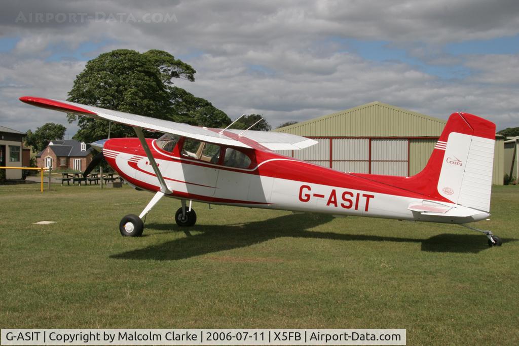G-ASIT, 1956 Cessna 180 C/N 32567, Cessna 180, Fishburn Airfield, July 2006.
