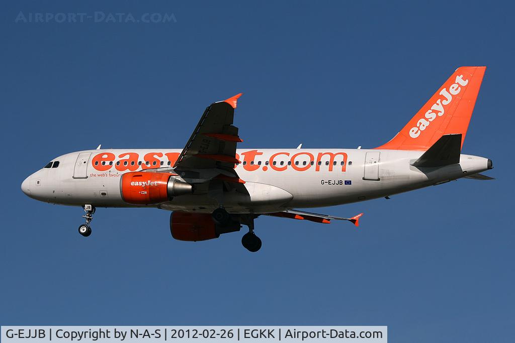 G-EJJB, 2004 Airbus A319-111 C/N 2380, Short final