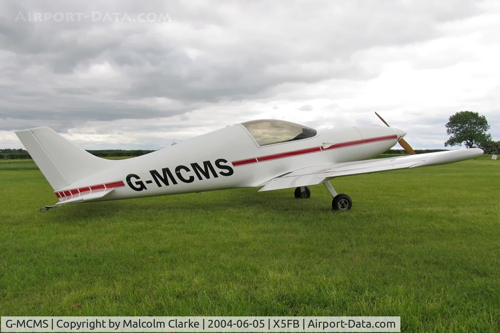 G-MCMS, 1993 Aero Designs Pulsar C/N PFA 202-11982, Aero Designs Pulsar, Fishburn Airfield, June 2004.