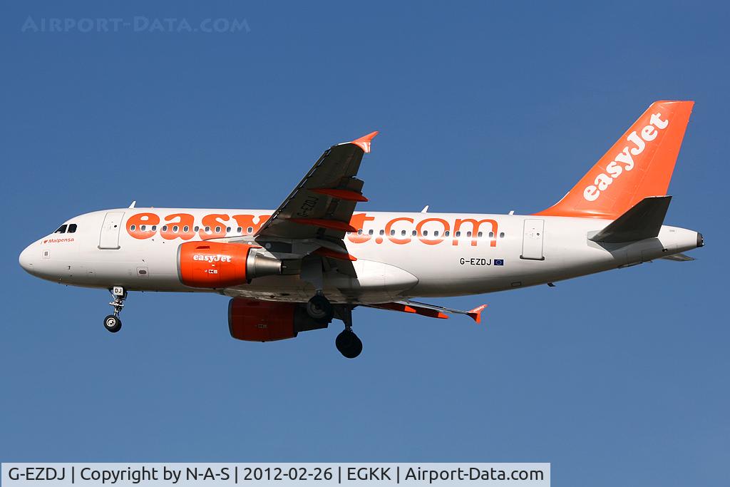 G-EZDJ, 2008 Airbus A319-111 C/N 3544, Named I Love Malpensa