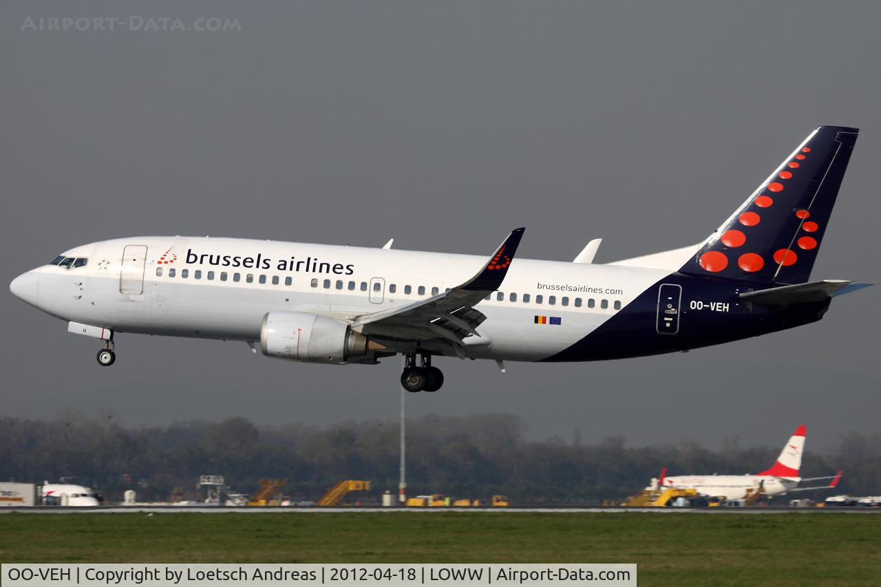 OO-VEH, 1998 Boeing 737-36N C/N 28571, SN2901 Brussel to Vienna