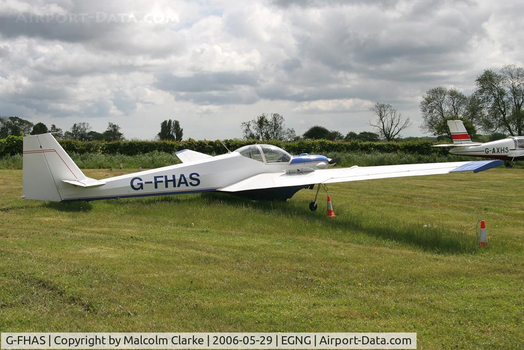 G-FHAS, 1981 Scheibe SF-25E Super Falke C/N 4359, Scheibe SF25E, Bagby Airfield, May 2006.