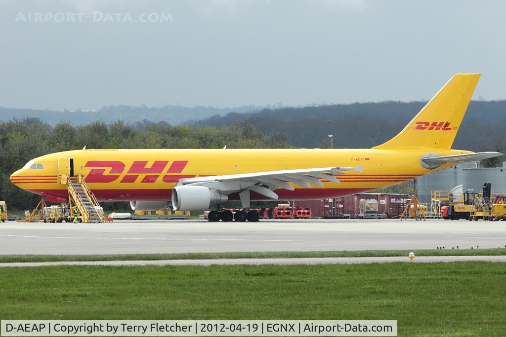 D-AEAP, 1994 Airbus A300B4-622R(F) C/N 724, DHL 1994 Airbus A300B4-622R, c/n: 724 at East Midlands