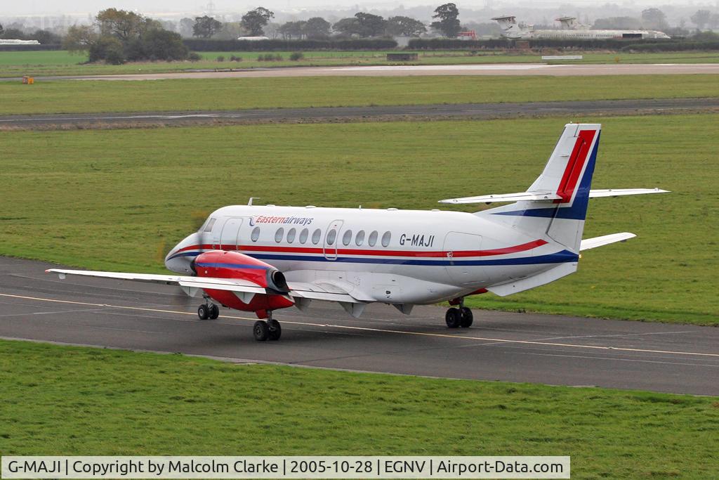 G-MAJI, 1993 British Aerospace Jetstream 41 C/N 41011, British Aerospace Jetstream 41, Durham Tees Valley Airport, October 2005.