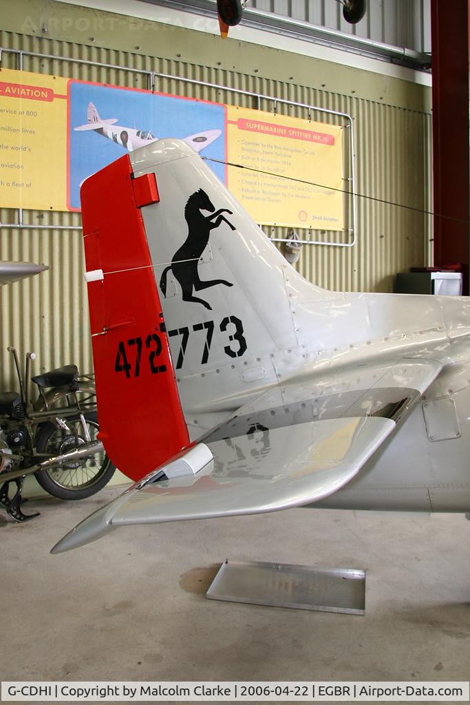 G-CDHI, 1944 North American P-51D Mustang C/N 122-39232, North American P-51D Mustang, Breighton Airfield, April 2006.
