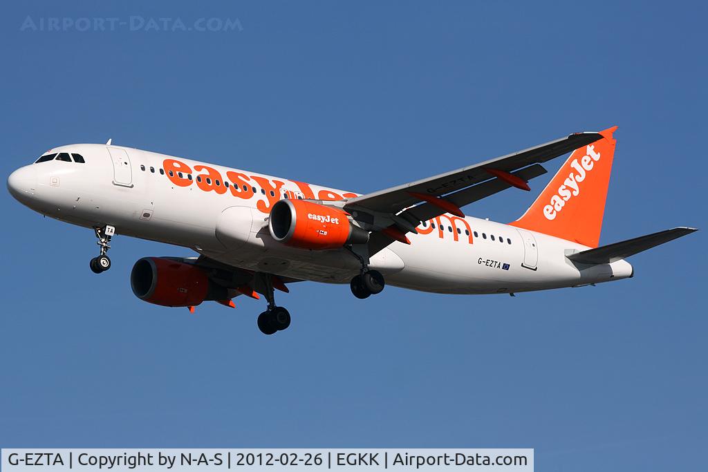 G-EZTA, 2009 Airbus A320-214 C/N 3805, Short final
