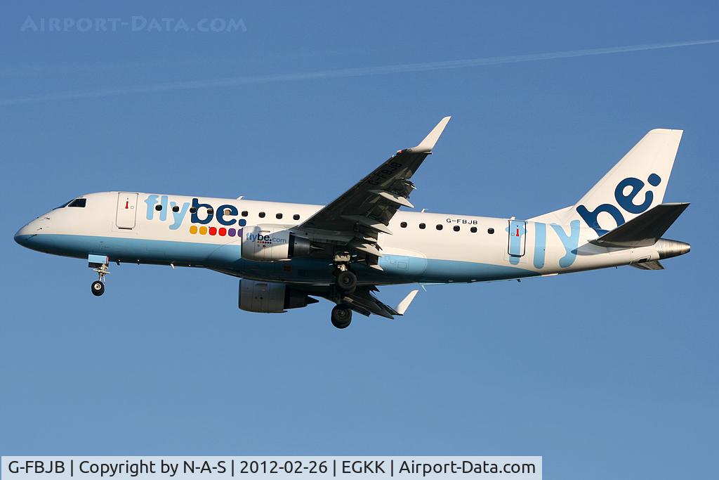 G-FBJB, 2011 Embraer 175STD (ERJ-170-200) C/N 17000327, Short final