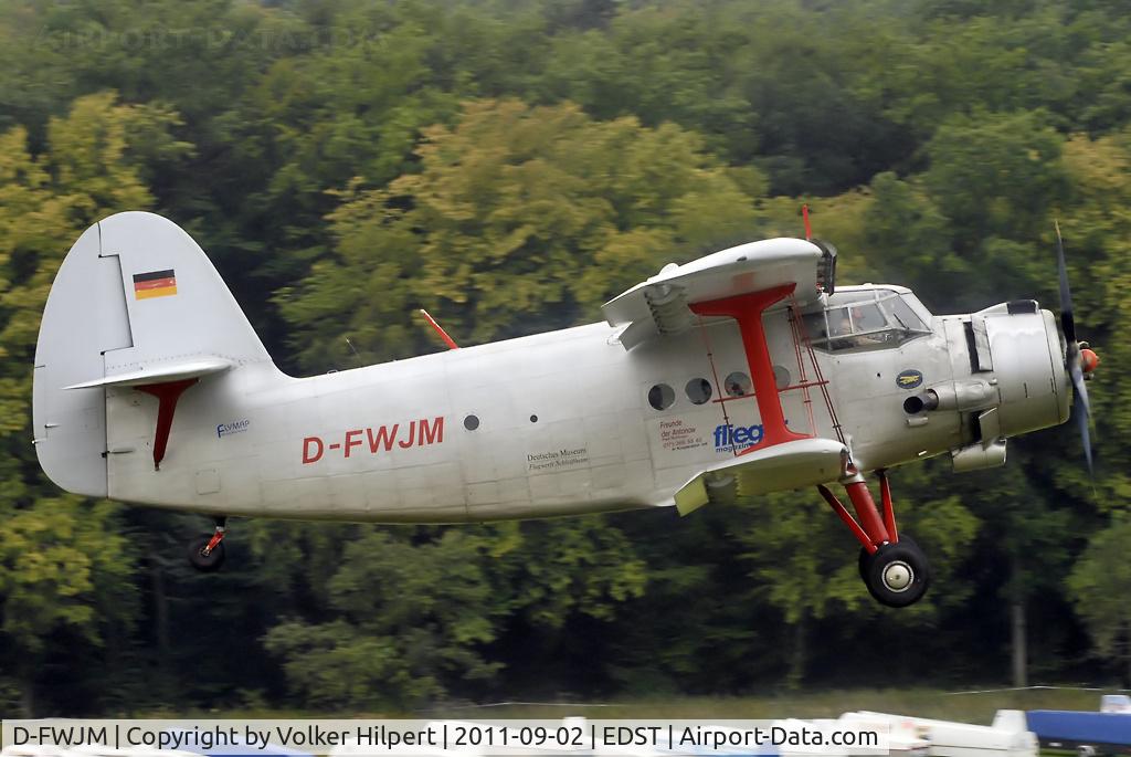 D-FWJM, 1976 PZL-Mielec An-2T Colt C/N 1G166-38, Oldtimer Meeting Hahnweide 2011