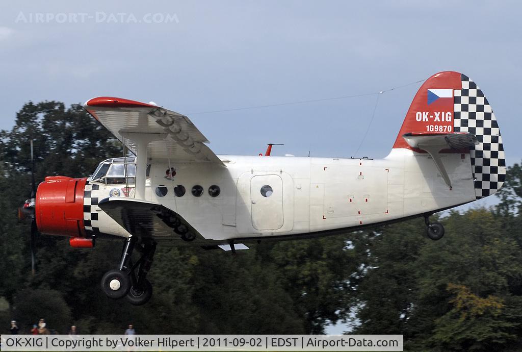 OK-XIG, 1968 PZL-Mielec An-2R C/N 1G98-70, Oldtimer Meeting Hahnweide 2011
