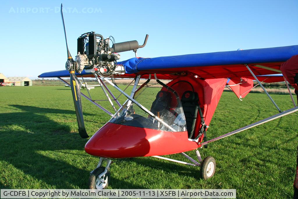 G-CDFB, 2004 Morley Pk X'AIR 582(5) C/N BMAA/HB/411, X'Air 582-5, Fishburn Airfield, November 2005.