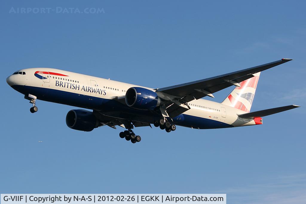 G-VIIF, 1997 Boeing 777-236 C/N 27488, Short final