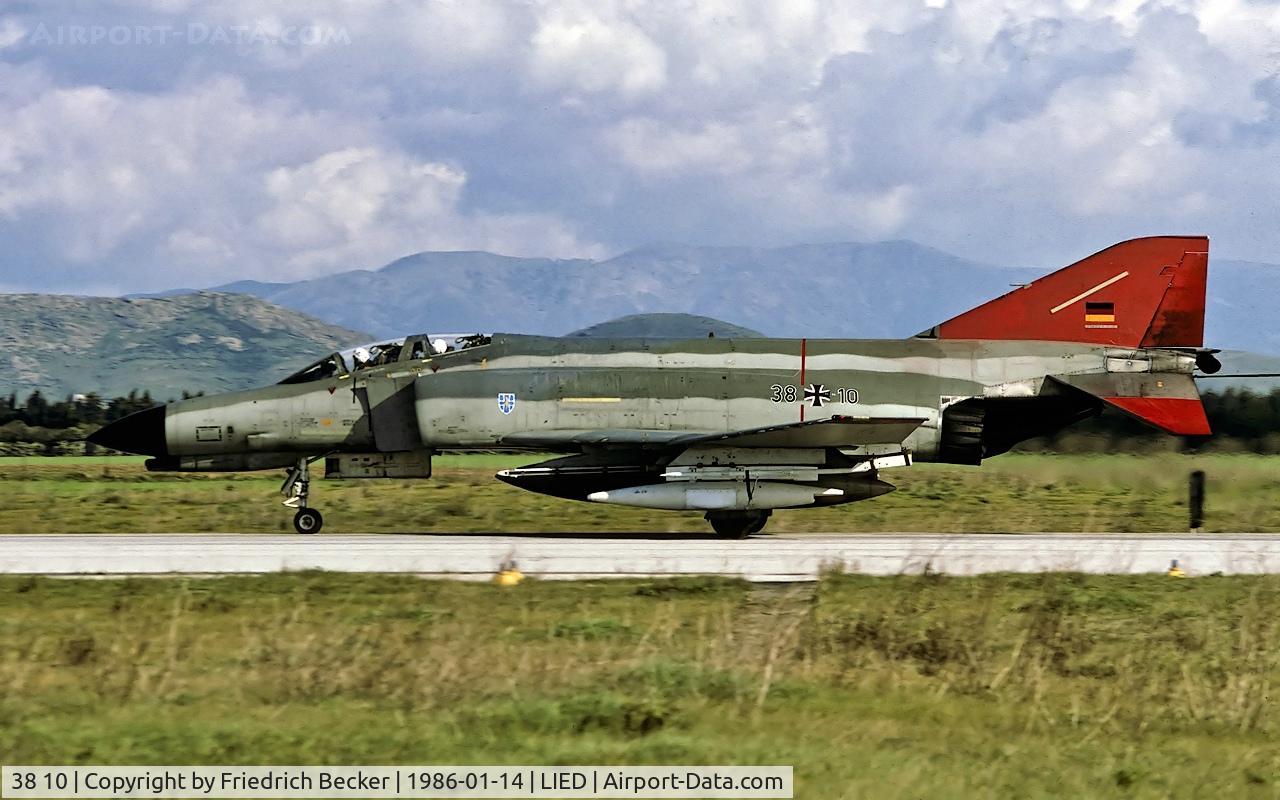 38 10, 1972 McDonnell Douglas F-4F Phantom II C/N 4635, decelerating after touchdown