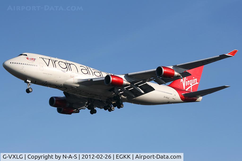 G-VXLG, 1998 Boeing 747-41R C/N 29406, Short final new titles