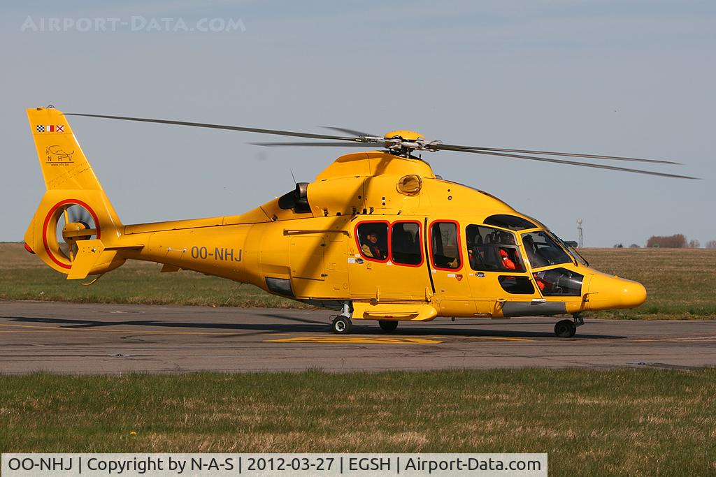 OO-NHJ, 2009 Eurocopter EC-155B-1 C/N 6842, Off on another rig-run