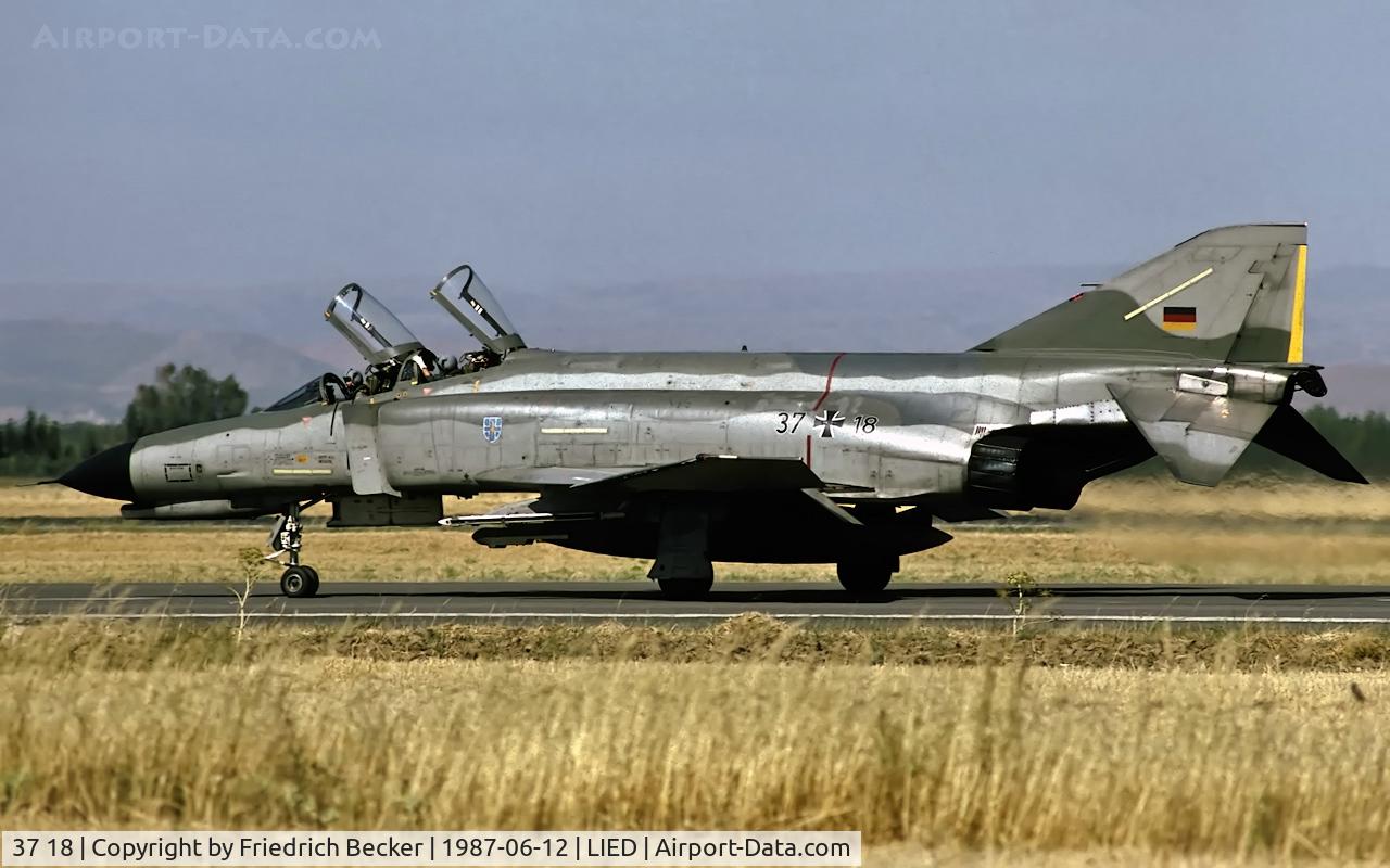 37 18, 1972 McDonnell Douglas F-4F Phantom II C/N 4392, returning from a training mission