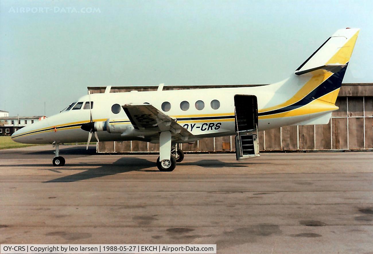 OY-CRS, 1969 Handley Page HP137 Jetstream 1 C/N 225, Copenhagen Kastrup  27.5.88