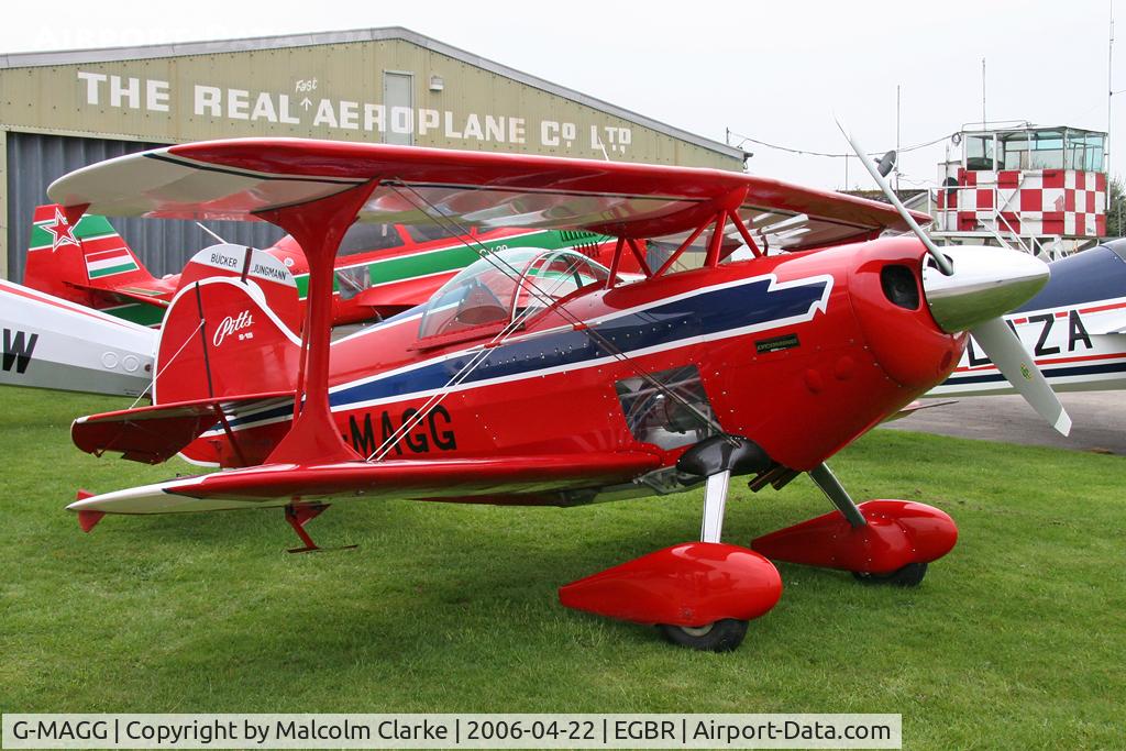 G-MAGG, 1983 Pitts S-1SE Special C/N PFA 009-10873, Pitts S-1E, Breighton Airfield, April 2006.