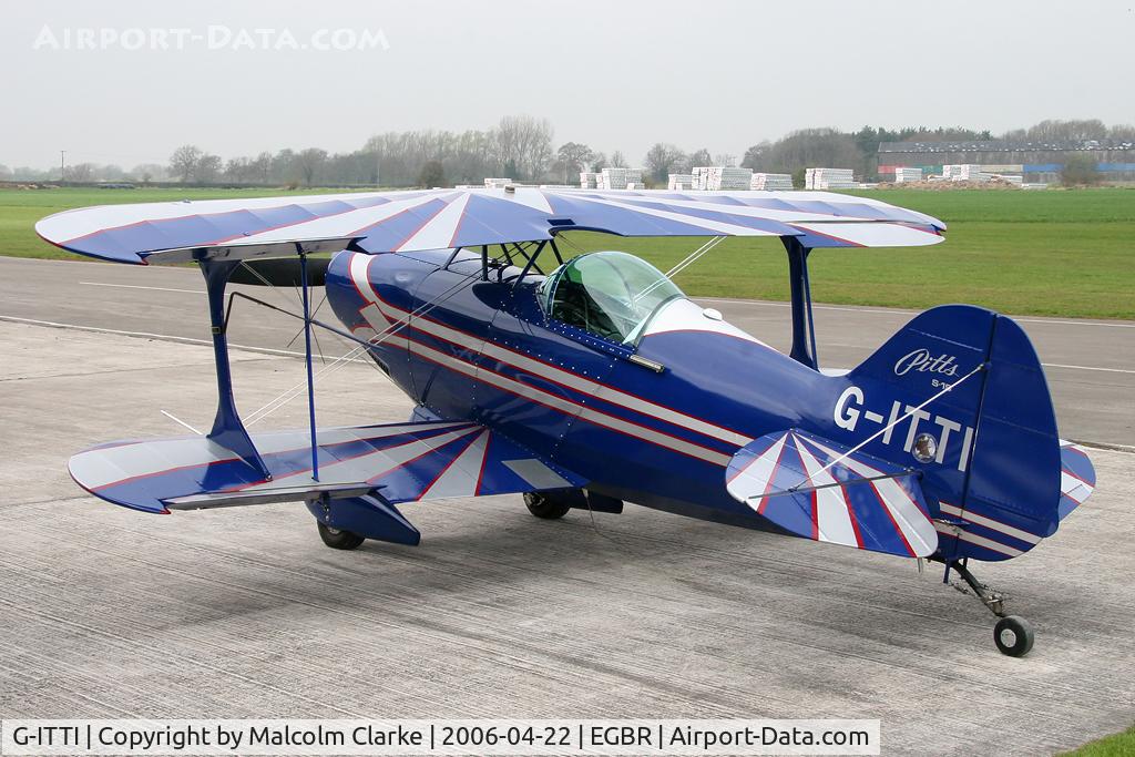G-ITTI, 1991 Pitts S-1S Special C/N 7-0115, Pitts S-1S, Breighton Airfield, April 2006.